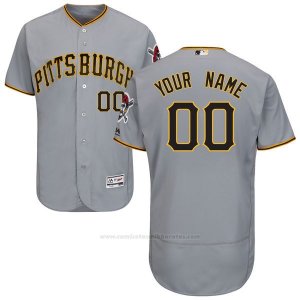 Camiseta Pittsburgh Pirates Personalizada Gris