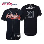 Camiseta Beisbol Hombre Atlanta Braves Greg Maddux Flex Base Autentico Collezione Alternato 2019 Azul