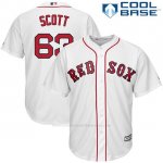 Camiseta Beisbol Hombre Boston Red Sox 63 Robby Scott Blanco 1ª Cool Base