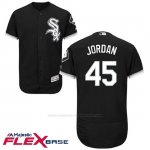 Camiseta Beisbol Hombre Chicago White Sox Michael Jordan 45 Autentico Coleccion Flex Base Negro Jugador