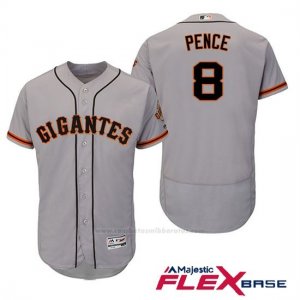 Camiseta Beisbol Hombre San Francisco Giants Hunter Pence Gris Hispanic Heritage Flex Base