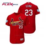 Camiseta Beisbol Hombre St. Louis Cardinals Marcell Ozuna Flex Base Entrenamiento de Primavera 2019 Rojo