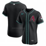 Camiseta Beisbol Hombre Arizona Diamondbacks Alterno Elite Negro
