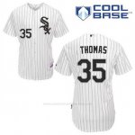Camiseta Beisbol Hombre Chicago White Sox 35 Frank Thomas Blanco 1ª Cool Base
