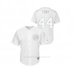 Camiseta Beisbol Hombre Chicago Cubs Anthony Rizzo 2019 Players Weekend Tony Replica Blanco