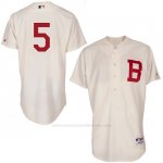 Camiseta Beisbol Hombre Atlanta Braves 5 Frojodie Freeman Turn Back The Clock Tan