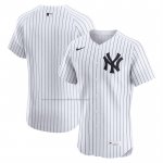 Camiseta Beisbol Hombre New York Yankees Home Elite Blanco