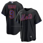 Camiseta Beisbol Hombre New York Mets Brandon Nimmo Alterno Replica Negro