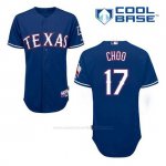 Camiseta Beisbol Hombre Texas Rangers Shin Soo Choo 17 Azul Alterno Cool Base