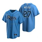 Camiseta Beisbol Hombre Tampa Bay Rays Francisco Mejia Replica Alterno Azul