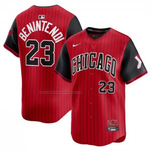 Camiseta Beisbol Hombre Chicago White Sox Andrew Benintendi 2025 City Connect Limited Rojo