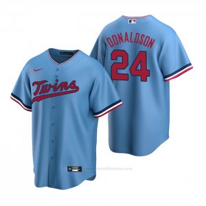 Camiseta Beisbol Hombre Minnesota Twins Josh Donaldson Replica Alterno Azul