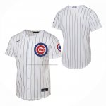 Camiseta Beisbol Nino Chicago Cubs Primera Stadium Blanco