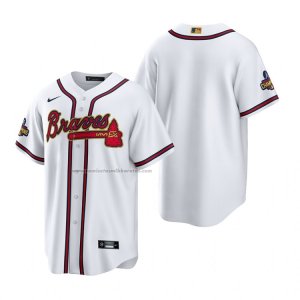 Camiseta Beisbol Hombre Atlanta Braves 2022 Gold Program Replica Blanco