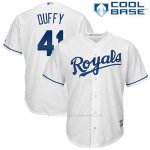 Camiseta Beisbol Hombre Kansas City Royals Danny Duffy Blanco Cool Base