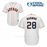 Camiseta Beisbol Hombre Houston Astros Jon Singleton 28 Blanco 1ª Cool Base
