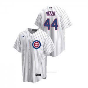 Camiseta Beisbol Hombre Chicago Cubs Anthony Rizzo Replica Primera Blanco
