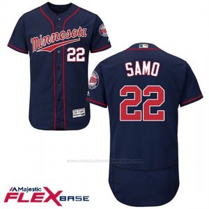 Camiseta Beisbol Hombre Minnesota Twins Miguel Sano Azul Flex Base Autentico Coleccion