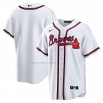 Camiseta Beisbol Hombre Atlanta Braves Primera Big & Tall Replica Blanco