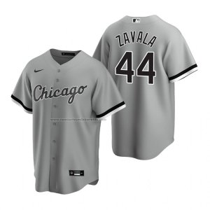 Camiseta Beisbol Hombre Chicago White Sox Seby Zavala Replica Gris