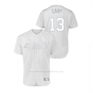 Camiseta Beisbol Hombre St. Louis Cardinals Matt Carpenter 2019 Players Weekend Autentico Blanco