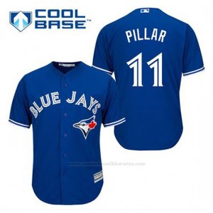 Camiseta Beisbol Hombre Toronto Blue Jays Kevin Pillar 11 Azul Alterno Cool Base