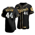 Camiseta Beisbol Hombre Washington Nationals Daniel Hudson Golden Edition Autentico Negro Oro
