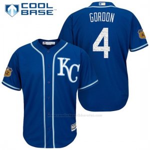 Camiseta Beisbol Hombre Kansas City Royals Alex Gordon 4 2017 Entrenamiento de Primavera Cool Base Jugador