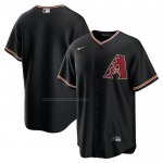 Camiseta Beisbol Hombre Arizona Diamondbacks Alterno Replica Negro