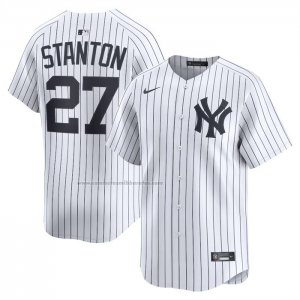 Camiseta Beisbol Hombre New York Yankees Giancarlo Stanton Limited Blanco1