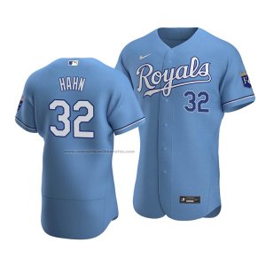 Camiseta Beisbol Hombre Kansas City Royals Jesse Hahn Alterno Autentico Azul2