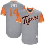 Camiseta Beisbol Hombre Detroit Tigers 2017 Little League World Series Alex Presley Gris