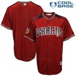 Camiseta Beisbol Hombre Arizona Diamondbacks Rojo 2017 Entrenamiento de Primavera Cool Base