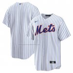 Camiseta Beisbol Hombre New York Mets Primera Replica Blanco