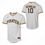 Camiseta Beisbol Nino Pittsburgh Pirates Bryan Reynolds Primera Replica Blanco