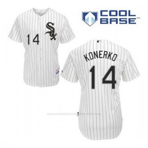Camiseta Beisbol Hombre Chicago White Sox Paul Konerko 14 Blanco 1ª Cool Base