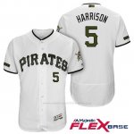 Camiseta Beisbol Hombre Pittsburgh Pirates Josh Harrison Blanco 2018 1ª Alterno Flex Base
