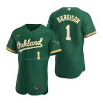 Camiseta Beisbol Hombre Oakland Athletics Josh Harrison Autentico Alterno Verde