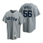 Camiseta Beisbol Hombre Boston Red Sox Hansel Robles Cooperstown Collection Road Gris