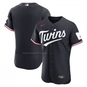 Camiseta Beisbol Hombre Minnesota Twins Alterno Autentico Azul1