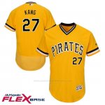 Camiseta Beisbol Hombre Pittsburgh Pirates Jung Ho Kang Autentico Coleccion Oro Flex Base Jugador