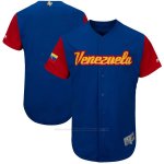 Camiseta Hombre Venezuela Clasico Mundial de Beisbol 2017 Personalizada Azul