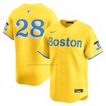 Camiseta Beisbol Hombre Boston Red Sox Kristian Campbell Alterno Limited Amarillo Camiseta Beisbol Hombre Boston Red Sox Kristian Campbell Alterno Limited Amarillo