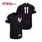 Camiseta Beisbol Hombre New York Yankees Brett Gardner Flex Base Entrenamiento de Primavera 2019 Azul