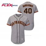 Camiseta Beisbol Hombre San Francisco Giants Madison Bumgarner 150th Aniversario Patch Autentico Flex Base Gris2