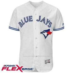 Camiseta Beisbol Hombre Toronto Blue Jays Blank Blanco Flex Base Autentico Coleccion