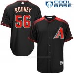 Camiseta Beisbol Hombre Arizona Diamondbacks 56 Fernando Rodney Negro Cool Base