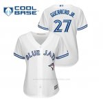 Camiseta Beisbol Mujer Toronto Blue Jays Vladimir Guerrero Jr. Cool Base Home Blanco