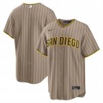 Camiseta Beisbol Hombre San Diego Padres Alterno Replica Marron1