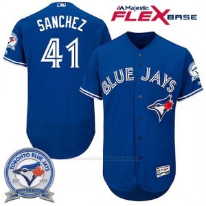 Camiseta Beisbol Hombre Toronto Blue Jays Aaron Sanchez 41 Flex Base 40 Aniversario